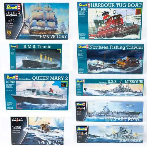 Revell battle ship model kits - battle,