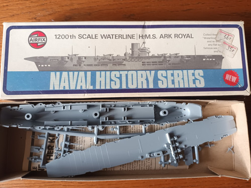 Airfix model kit hms ark - model,